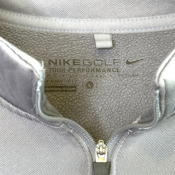 Nike Golf Tour Performance Fleece Lined Quarter Zip - Picture 3 of 4
